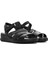 Kadın Siyah Bantlı Deri Comfort Sandalet 25SFD321814 3