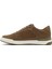 Erkek Bej Bağcıklı Nubuk Deri Sneaker 25SFD6114V3 2