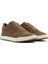 Erkek Bej Bağcıklı Nubuk Deri Sneaker 25SFD6114V3 3