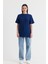 Laci Çizgili Oversize Tişört 4447A 1