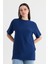Laci Çizgili Oversize Tişört 4447A 2