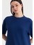 Laci Çizgili Oversize Tişört 4447A 4