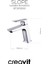 Slope Lavabo Armatürü Krom 2