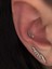 F136 Titanyum Baget Model Helix Piercing - Conch Piercing 2