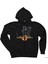 The Hunger Games Mockingjay Siyah Fermuarlı Kapşonlu Sweatshirt 1