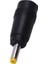 Sarı Uç 4.0x1.7 mm Erkek Fiş - 5.5x2.1mm Dişi Jak Dc Güç Konektörü Siyah (Yurt Dışından) 3