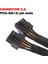 Adet Gpu Pcıe 8 Pin Dişi Çift 2x 8 Pin (6+2) Erkek Pcı Express Adaptör Örgülü Y-Splitter Uzatma Kablosu, 20 cm (Yurt Dışından) 3