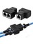 Bağlantı Noktalı RJ45 Ayırıcı Adaptör Lan Ağ Ethernet Genişletici Konnektör Fişi Lotu 1 Adet - Siyah (Yurt Dışından) 4