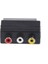 Gümüş Scart - 3 Rca Kompozit Fono Adaptör Dönüştürücü + Giriş / Çıkış Anahtarı (Yurt Dışından) 1