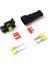 10 Kit 2pin Yollu Mühürlü Su Geçirmez Elektrik Kablosu Konektörü Fiş Araba Oto Setleri (Yurt Dışından) 3