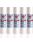Açık Kasa Su Arıtma Cihazı 10 Inç 1 Mikron Sediment Spun Filtre ( 5 Adet ) 1
