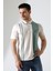 Erkek Çizgili Şerit Detaylı Pamuklu Polo Yaka T-Shirt 5