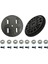 Plaka Seti Karda Kayak Bağlantı Disk Montaj Plakaları Strap-In Snowboard Kayak Kayak Dia (Yurt Dışından) 4