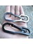 Gümüş Paslanmaz Çelik Karabiner Anahtarlık Kanca Toka Anahtarlık Açık Hiking Için (Yurt Dışından) 2
