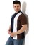 Erkek Çizgili Şerit Detaylı Pamuklu Polo Yaka T-Shirt 2