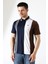 Erkek Çizgili Şerit Detaylı Pamuklu Polo Yaka T-Shirt 5