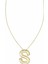Altın S Harf Kolye T073044 1