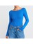 Kayık Yaka Uzun Kollu Basic T-Shirt 1