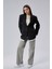 Siyah Oversize Uzun Blazer Ceket 3