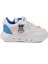 Beyaz Mavi Cırtlı Işıklı Hafif Çocuk Spor Ayakkabı Ruffon B 1