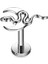 F136 Titanyum Yılan Model Tragus Piercing - Helix Piercing 1