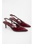 Kadın Eilish Bordo Rugan Stiletto 3