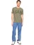 V-Everyday Soft Basıc Logo Yeşil Erkek T-Shirt 856659018 2