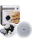 Magicvoice MV-160 16 cm 15W Tweeterli Beyaz Trafolu Alçıpan Tavan Hoparlör Mağaza Okul Konferans Salonu Hoparlörü 4