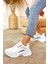 Kadın Beyaz Pudra Sneaker PMD239K2110 2