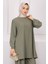 Haki Bürümcük Tunik Pantolonlu Takım 4