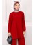 Bordo Bürümcük Tunik Pantolonlu Takım 4