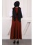 Bordo Kemerli Krep Yelek Etekli Takım 3