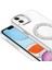 iPhone 11 Kılıf Pırlanta Taş Tasarımlı M-Safe Şarj Özellikli Karetta Silikon Kılıf 3