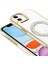 iPhone 11 Kılıf Pırlanta Taş Tasarımlı M-Safe Şarj Özellikli Karetta Silikon Kılıf 3