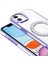 iPhone 11 Kılıf Pırlanta Taş Tasarımlı M-Safe Şarj Özellikli Karetta Silikon Kılıf 3