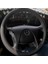 Dikişli Direksiyon Kılıfı Siyah Deri Gri Dikişli Mercedes Tır Kamyon (Fotoğraftaki Direksiyon) Için 1