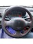 Dikişli Direksiyon Kılıfı Noktalı Deri Kırmızı Dikişli Renault Clio 2004 Kasa Için 1