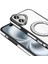 iPhone 16 Plus Kılıf Pırlanta Taş Tasarımlı M-Safe Şarj Özellikli Karetta Silikon Kapak 2