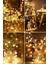 3m 20 LED Beyaz Top Gün Işığı Dekoratif Aydınlatıcı LED 2 Kademeleli Süsleme LED 3