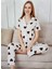 Gömlek Yaka Önden Düğmeli Kadın Pijama Takımı 6800 1