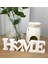 Home Yazılı Dekoratif Biblo Masaüstü Dekor - Beyaz 20 cm 3