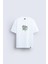 Elalemin Dedikleri Çöp Baskılı Bisiklet Yaka Normal Kalıp Beyaz Tişört T-Shirt 1