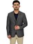 Erkek Ekose Tek Spor Ceket 4 Drop BGL-ST04477 1