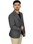Erkek Ekose Tek Spor Ceket 4 Drop BGL-ST04477 3