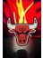 Chicago Bulls Dekoratif Aydınlatma LED Gece Lambası 2