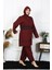 Büyük Beden Tesettür Mayo 7XL-8XL-9XL-10XL Bordo 55010 2