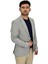 Erkek Gri Tek Spor Ceket Çift Yırtmaçlı BGL-ST04465 3