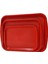 3 Boy Abs Plastik Kırmızı Renk Servis Tepsisi 4