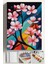 Sayılarla Boyama Çerçeveli Hobi Seti Numaralı Tuval Fırça Boya Dahil Kasnaklı 40X50 cm Sakura Ağacı 1