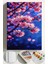 Sayılarla Boyama Çerçeveli Hobi Seti Numaralı Tuval Fırça Boya Dahil Kasnaklı 40X50 cm Sakura Dalları 1